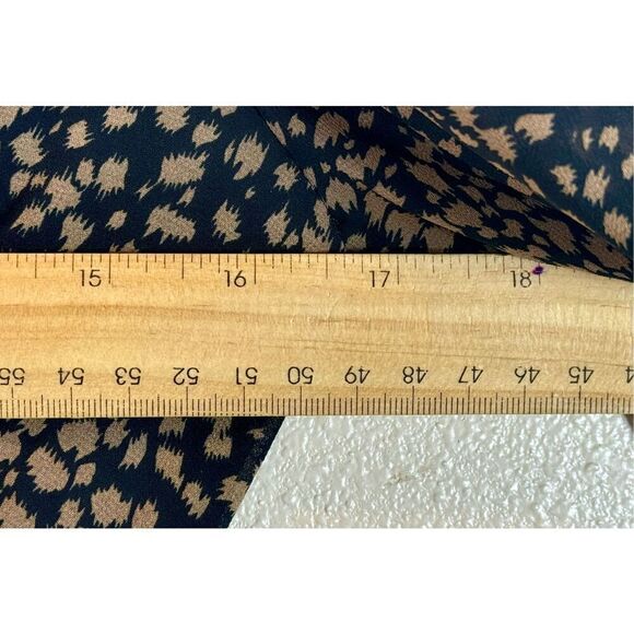 ASTR The Label Animal Front Ruched Fitted Bodice Tulip Hem Women's Midi Dress XS - Picture 14 of 14